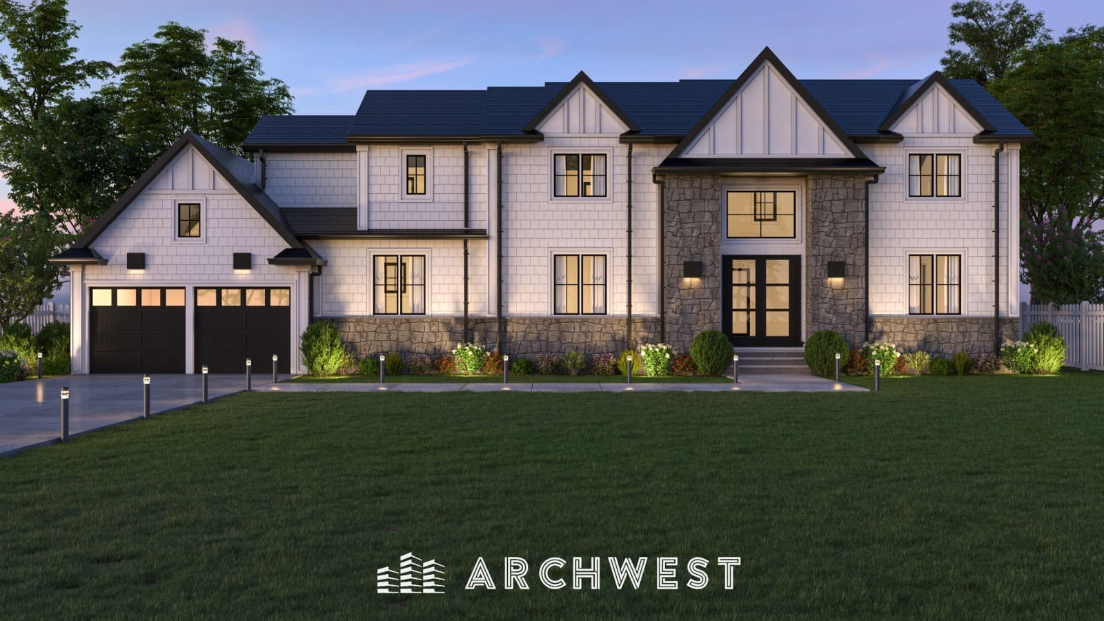 7. 3D Rendering of a Luxurious Bungalow, New Jersey, USA
